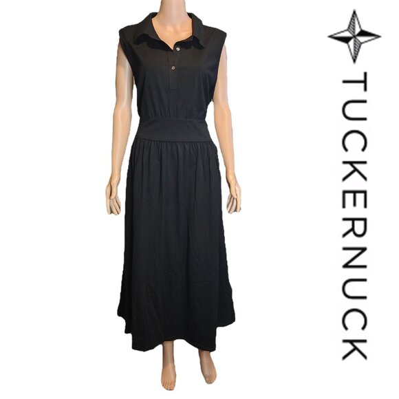 Pomander Place Black Mikaela Midi Dress NWT XXL